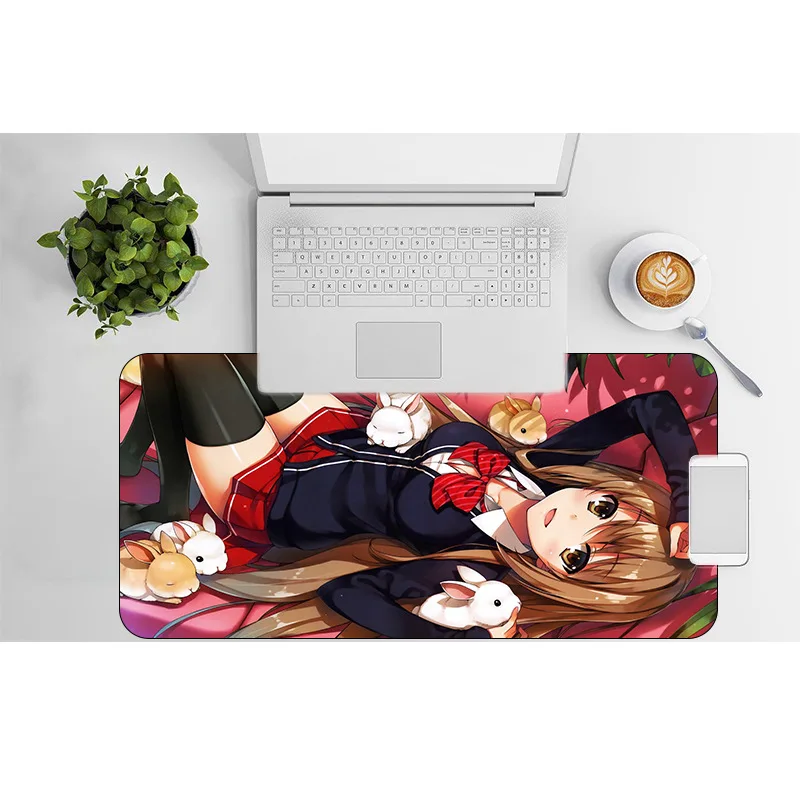 

Sexy Girl Anime Gaming Mouse Pad Office Writing Computer Desk Mats Waterproof Non-slip Notebook Keyboards Protection Mouse Pad