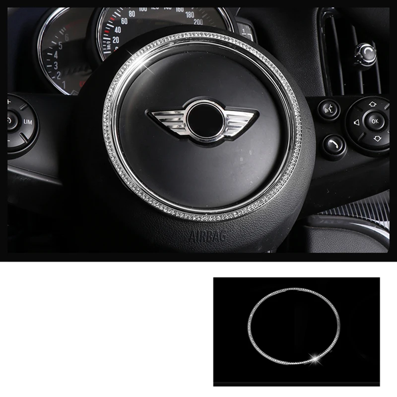 Кристальный интерьерный стикер для автомобиля BMW Mini Cooper S JCW Clubman Countryman F54 F55 F56 F60, аксессуары стилизации.