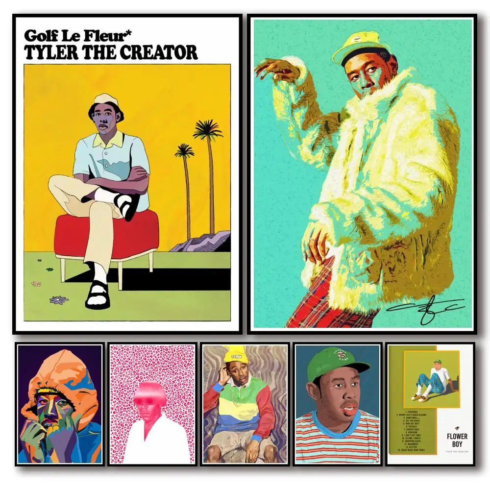 51 дизайн плакат из белой бумаги с изображением Тайлера альтернативная