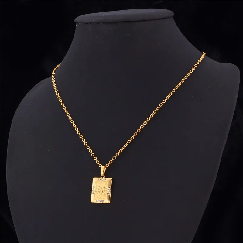 Кулоны для женщин и мужчин ожерелья Бога подвески золотого/серебряного цвета