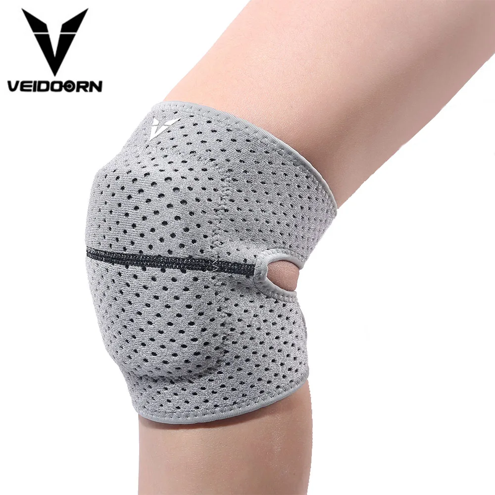 

Veidoorn 1prs Dancing Knee Pad Support Protector Breathable Knee Patella Sleeve Brace Knee Guard for Gym Workout
