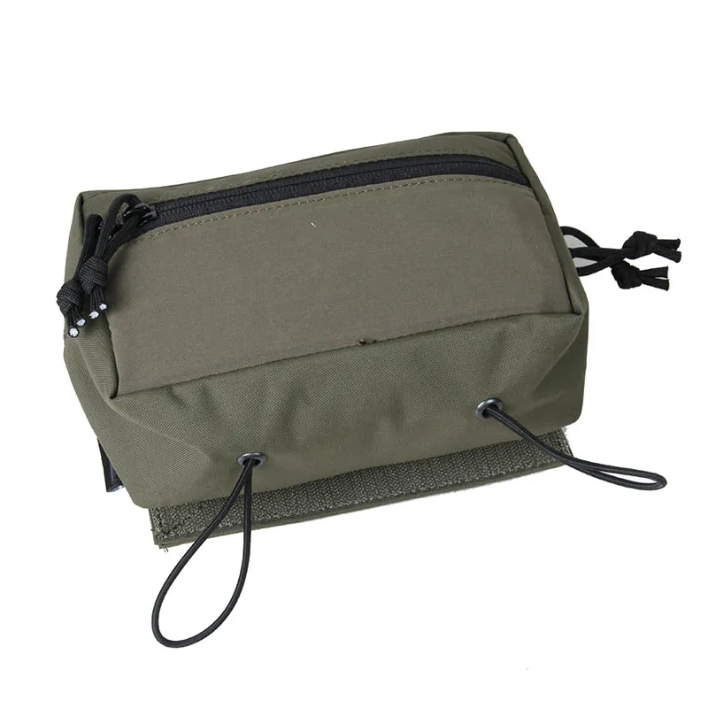 TMC Add On Drop Pouch For SS Micro Chest Rig Carry Pack Tactical Gear Accessory Ranger Green RG(SKU051412) | Спорт и развлечения
