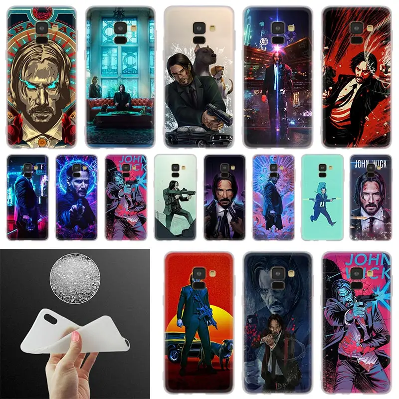 Чехол для Samsung Galaxy A52 A32 A42 A12 A72 5G A50 A51 A21S A3 A5 A6 A7 A8 Plus 2018 2017 Джон уик Киану Ривз |