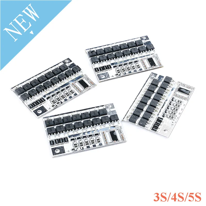 3S/4S/5S 12V 100A BMS Защитная печатная плата литий ионного полимерного литиевого