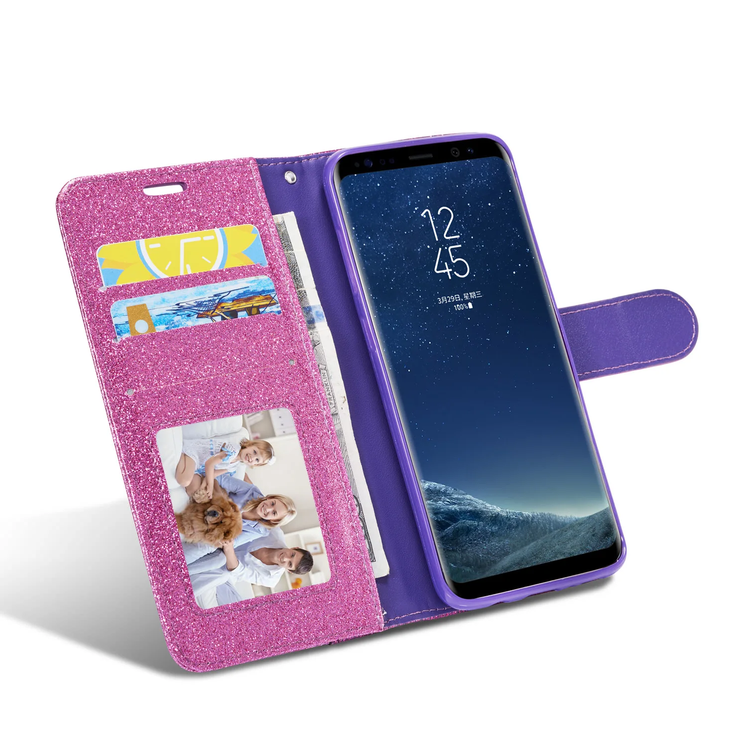 Диаманта Bling Флип Чехол Для samsung Galaxy S10 S10E S9 S8 плюс S7 край S10Plus S9Plus кожаный бумажник-книжка блестящий чехол Чехол