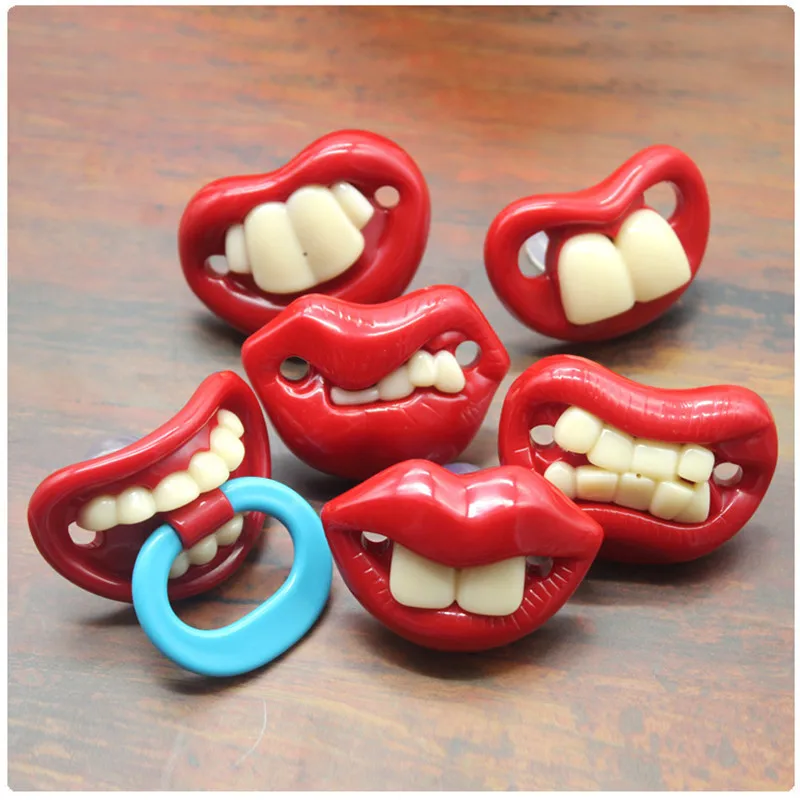 

1Pcs Food Grade Silicone Funny Baby Pacifiers Nipple Teethers Toddler Pacifier Orthodontic Soothers Teat for Baby Pacifier Gift