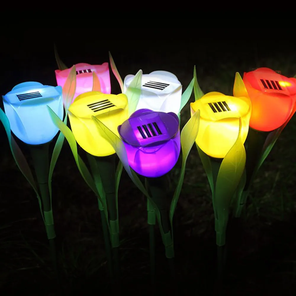 4 шт./комплект водонепроницаемые уличные фонари на солнечной батарее