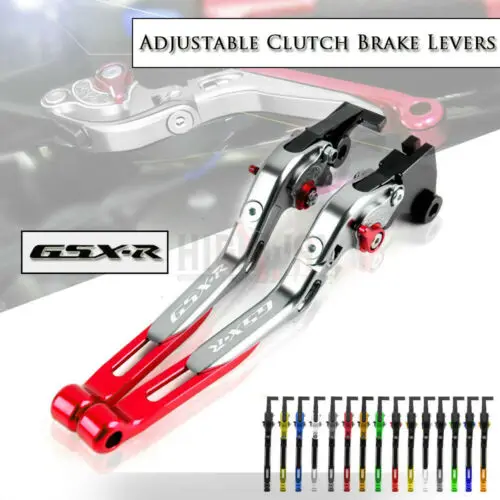 

Motorcycle Adjustable Folding Extendable Brake Clutch Levers for Suzuki GSX-R 600 750 GSX-R750 11-19 GSXR GSX-R1000 K9 09-19