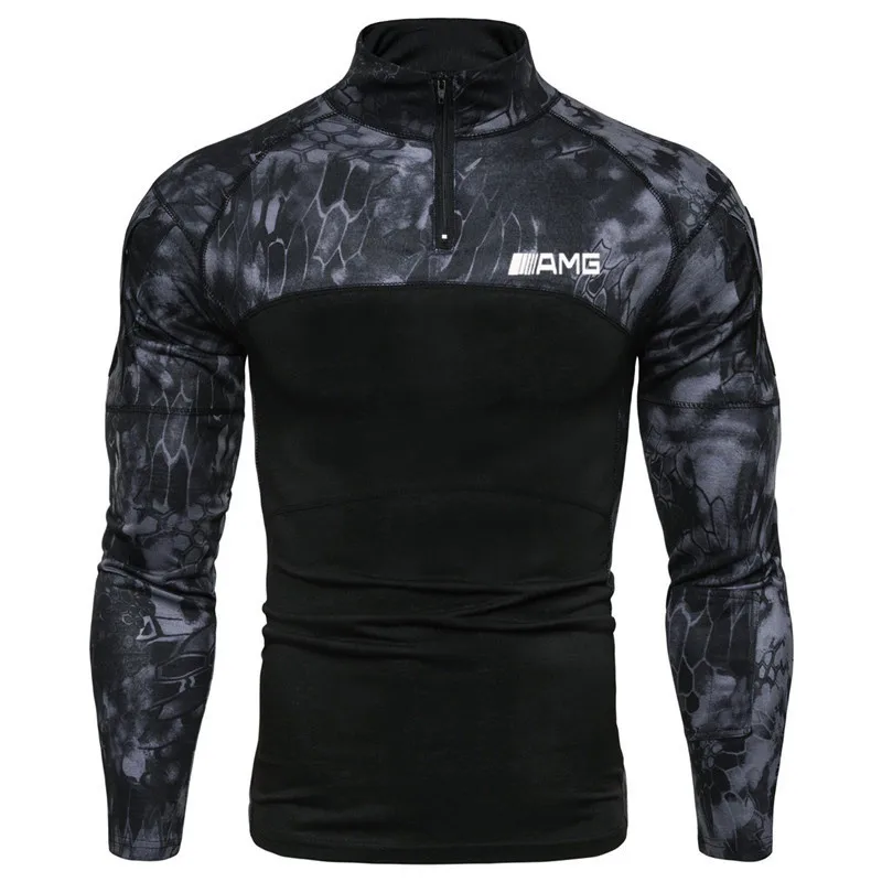 

Benz AMG Car LOGO Track Suit Men Outdoor New Product Jacket Sportswear Hoodie Men Breathable Lightweight Jogging Quick Drying