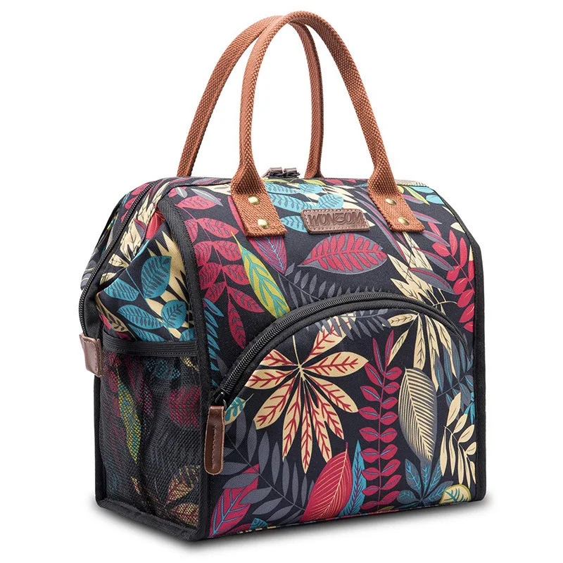 Термоохладитель изолированный ланч мешок для детей школьная работа Пикник