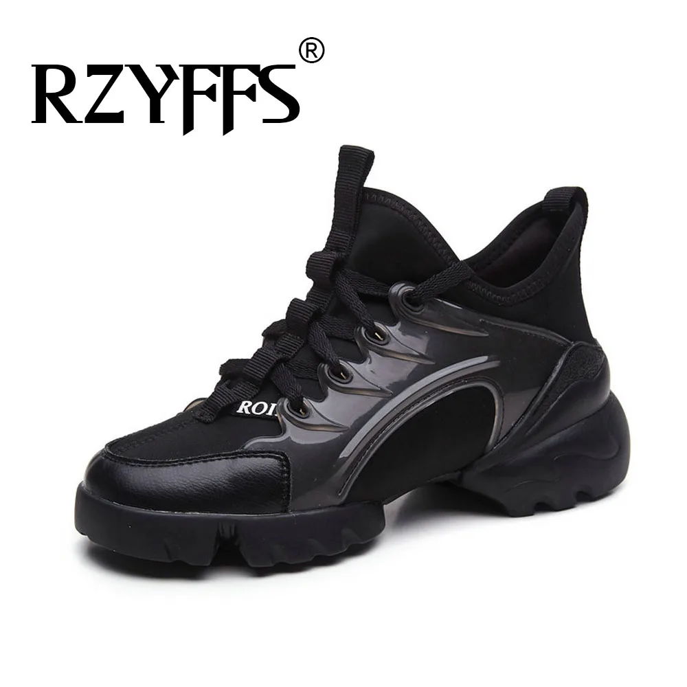 new hot sports running shoes Outdoor Lace-up Breathable Lightweight Sneakers Women Comfortable Athletic Shoes E31-100 - Цвет: Черный