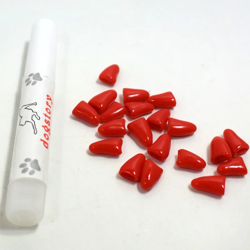 20 шт. колпачки для собак и кошек из мягкого силикона защиты от царапин лап товары