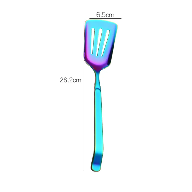 

New Kitchen Utensils Sets Large Stainless Steel Cooking Spoon Tableware Thickened Spatula Colander Kitchen Accessories Dishes.8z
