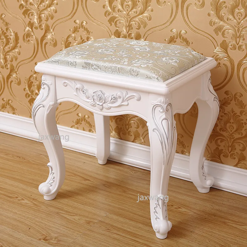 Американский табурет для дома гостиной квадратный Европейский резной диван