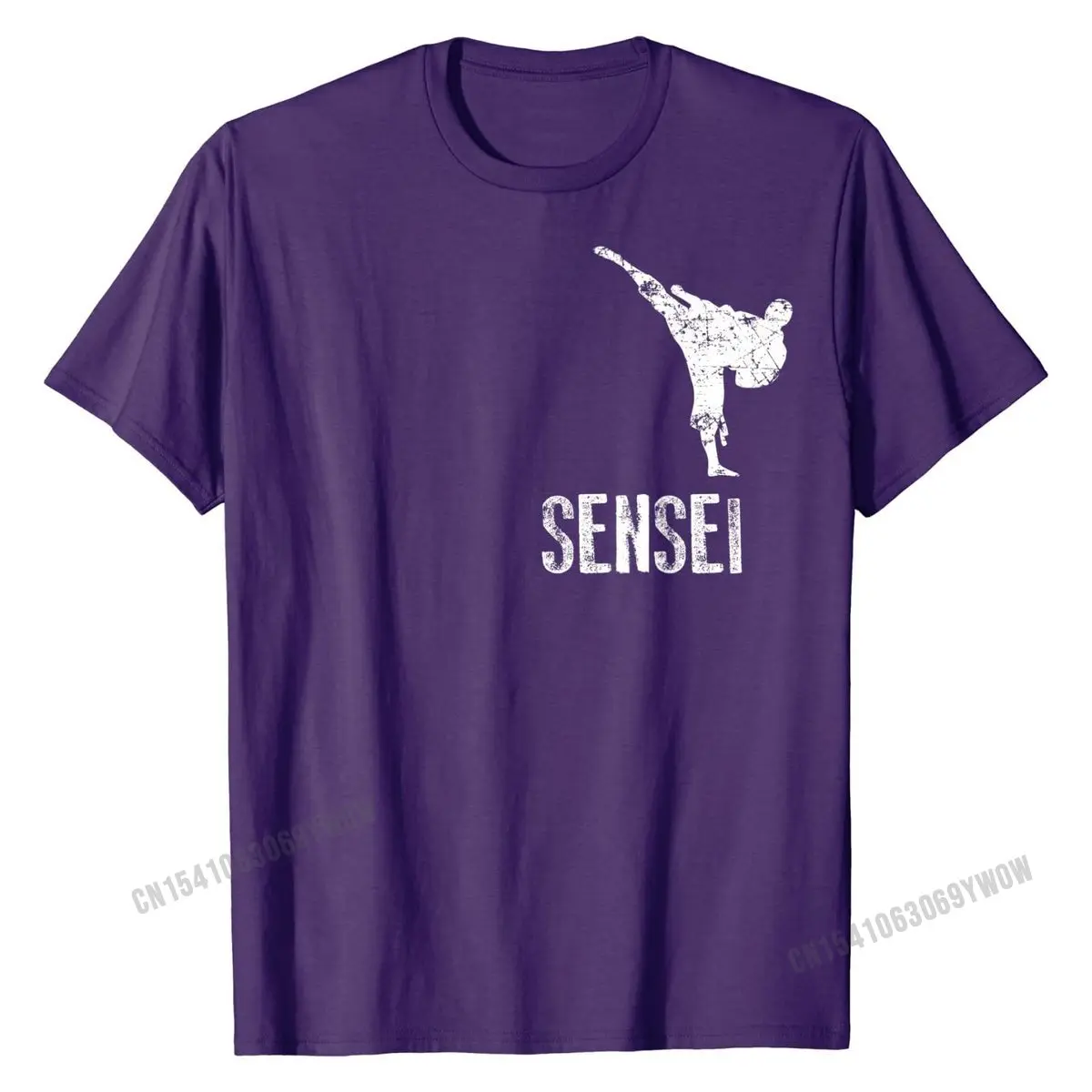 Каратэ рубашка сенсей крутые Единоборства подарок вечерние печатных футболки