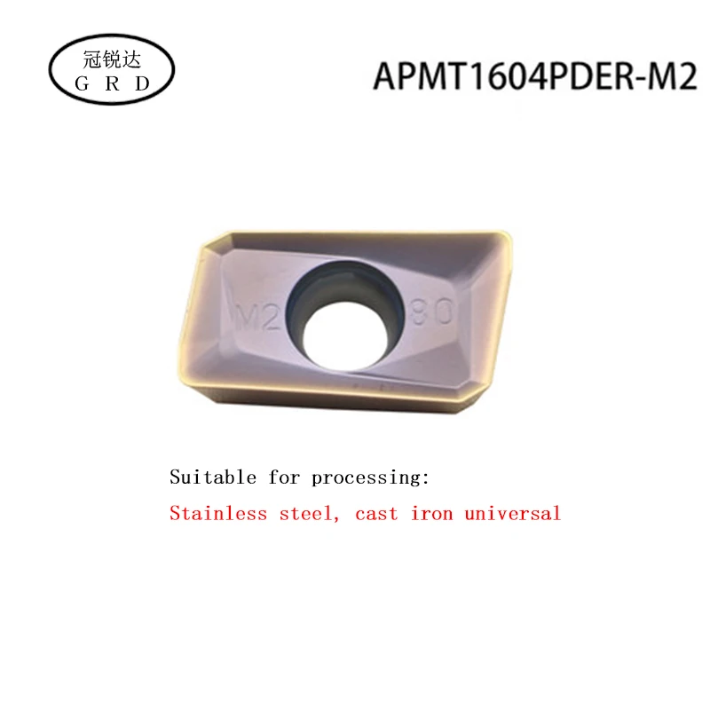 

High quality APMT1135 APMT1604 inserts for Cast iron quenching APMT1135PDER APMT1604PDER XM H2 M2 blade HRC 70 carbide inserts