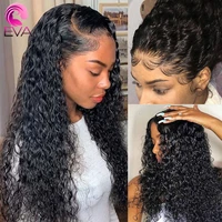 eva hair water wave full lace human hair wigs for women 150 natural hair lace closure brazilian full lace front wig pre plucked
