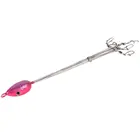 Рыболовная приманка, искусственные приманки, искусственная приманка, Реалистичная рыболовная приманка из нержавеющей стали с зонтиком, приманка для рыбной ловли