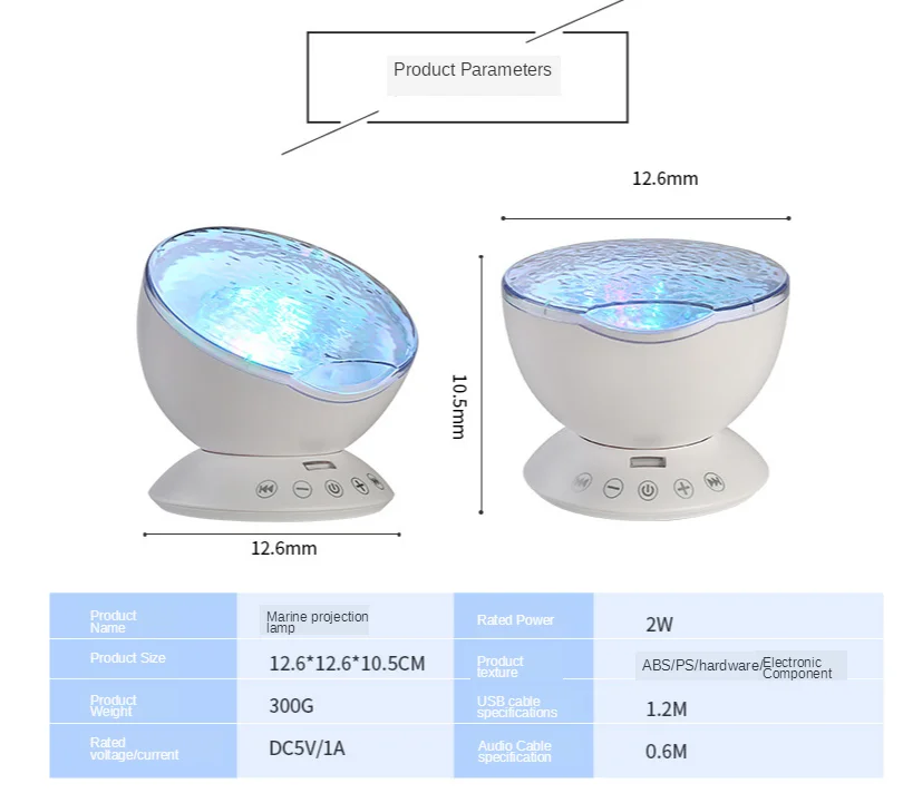 Светодиодный проектор звездного неба Star Galaxy Музыкальный с Bluetooth ночник для