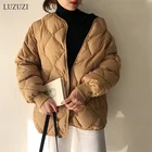 LUZUZI 2022 Новое модное повседневное зимнее пальто женские парки теплые свободные хлопковые пальто куртка с длинным рукавом Женская Осенняя верхняя одежда