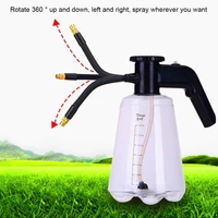 2l transparent garden electric sprayer with long mouth bottle water high nozzle spray pressure watering can pot flower gard n2q6