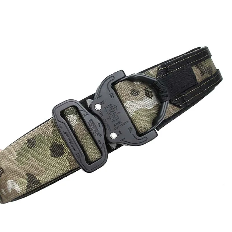 TMC Новый 1 75 дюймов черный DRing Fighter пояс Мультикам Тактический CS открытый военный