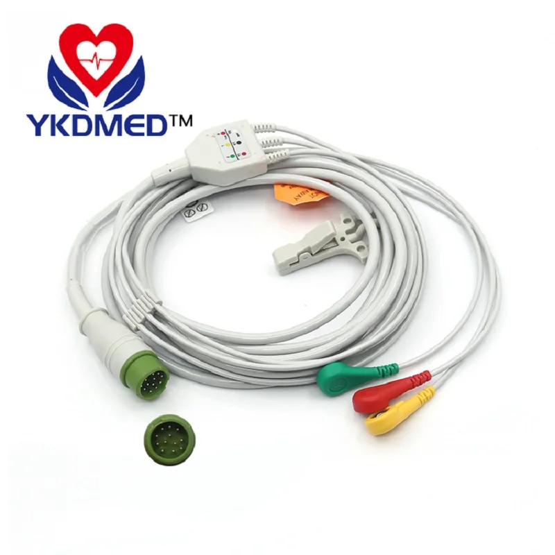 5 ./   12pin   3-lead ECG    IEC ECG Leadwires