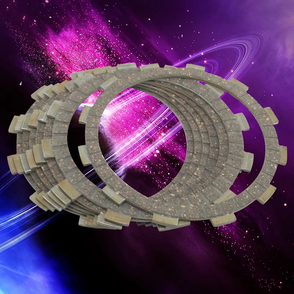 

7Pc Motorcycle Friction Clutch disc Plates For Yamaha YZ125 1991-1992 TT-R250 TTR250 1999-2006 WR250 R X WR250R WR250X 2011-2016