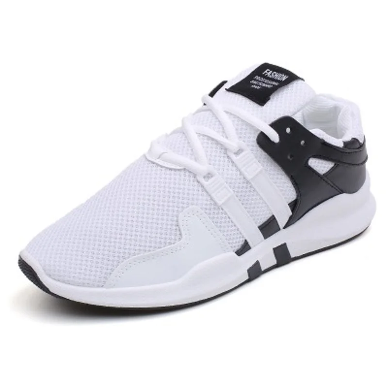 Новинка 2019 года модная мужская обувь дышащая односеточный Повседневный белый