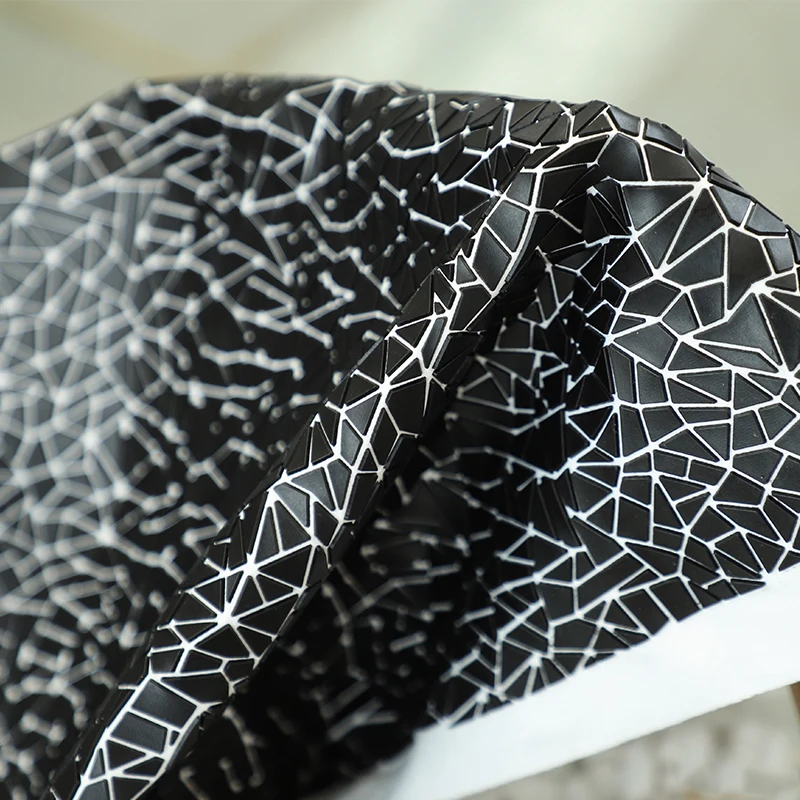 Оригинальные осколки ПВХ 3D стерео дизайнерская ткань специальная Складная