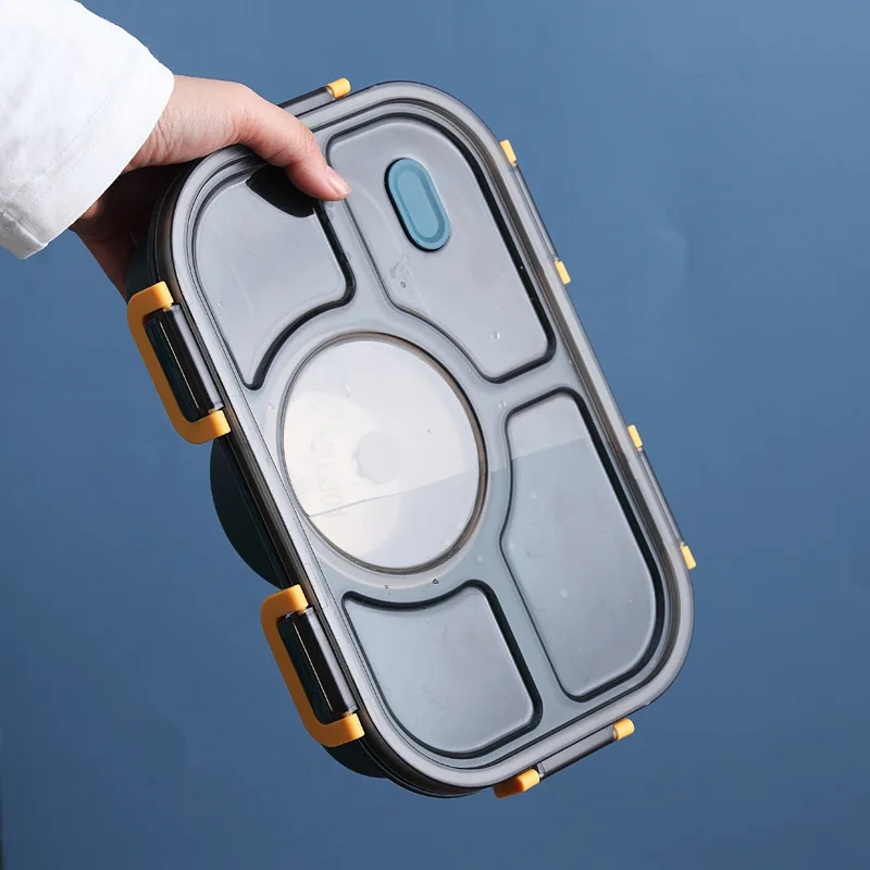 Ланч бокс Bento контейнер для здорового материала пластиковый хранения закусок с