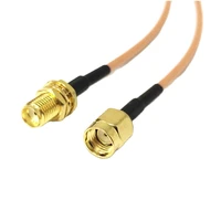 1pc new rf coaxial cable rg316 sma female jack to rp sma male plug connector pigtail 15cm 6inch adapter