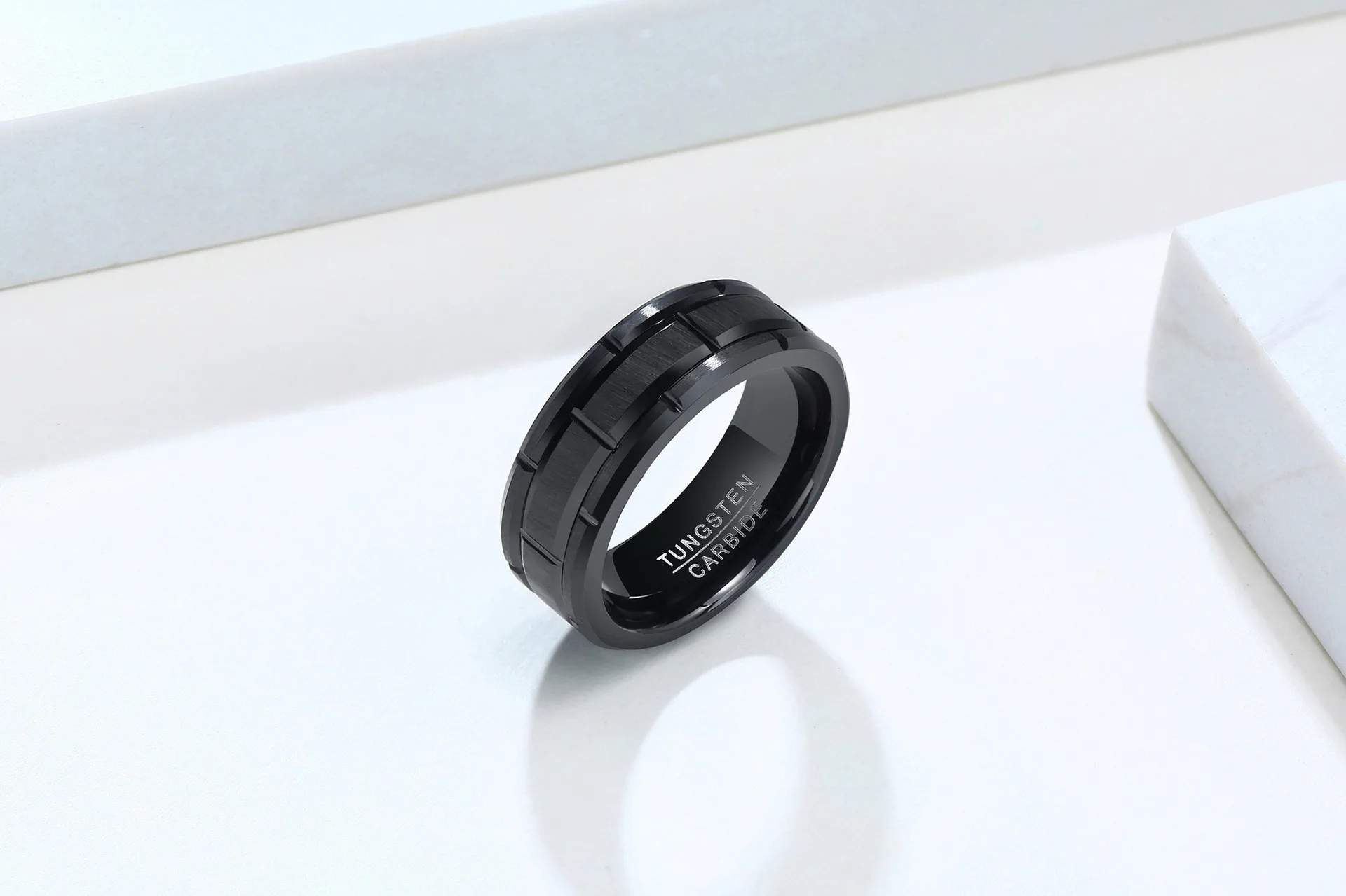 

FXM high polished single style ring new arrival fine silver ring have black colors rings african jewelry for women
