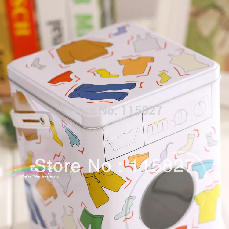 Дизайн стиральной машины Железный чехол для хранения с пластиковой ручкой