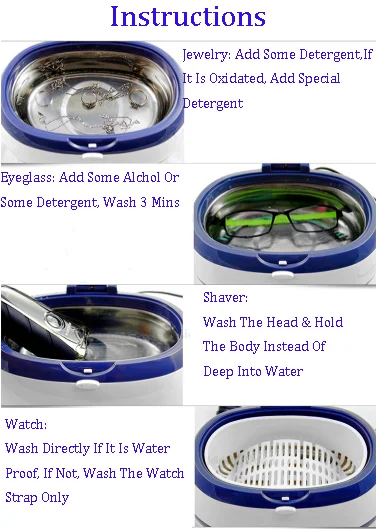 Ультразвуковая Очистительная Машина Электрическая шайба для ювелирных изделий