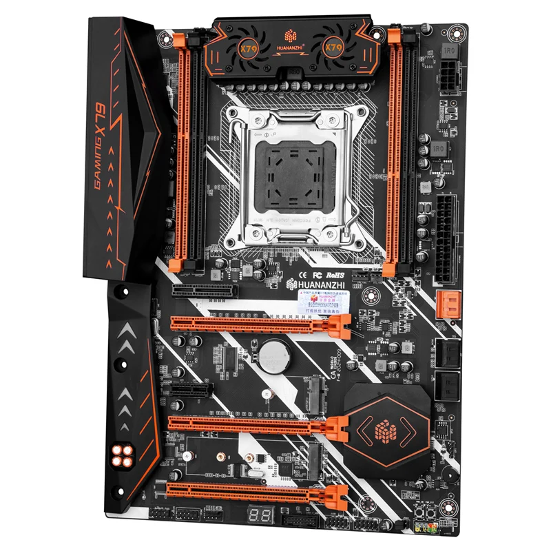 HUANANZHI X79 Deluxe стандартная материнская плата Combo на продажу M.2 NVME SSD слот ЦП Intel Xeon E5 2620