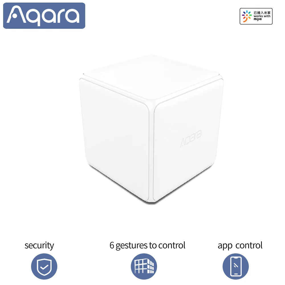 Aqara контроллер Magic Cube беспроводной переключатель Xiao mi умный дом датчик 6 жестов