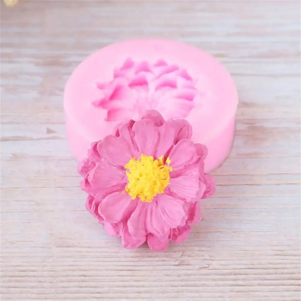 Coreopsis cosmos цветы хризантемы силиконовая форма для украшения тортов сделай сам