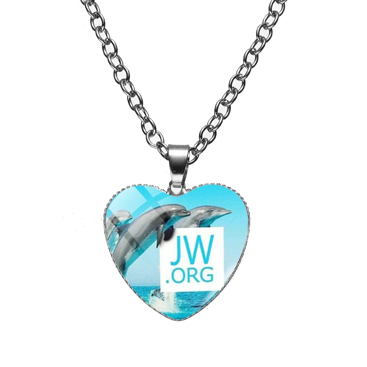Модные JW. Орг стекло искусства стильный элегантный кулон &quotСердечко&quot Иеговы