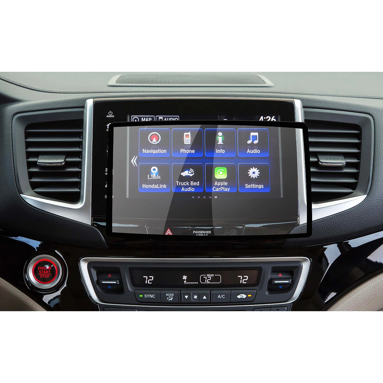 

RUIYA для Honda Pilot 2016 2017 2018 8-дюймовый автомобиль навигации сенсорный экран протектор Авто интерьер Honda Pilot 2018 аксессуары