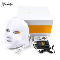 7 colors led light facial mask photon therapy beauty wrinkle acne removal skin tightening rejuvenation beauty face care tool