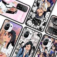 phone case for xiaomi pocophone f1 poco x3 nfc x3 gt x3 pro m3 pro 5g f3 gt soft cover back funda capa nagatoro san anime