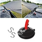 Сверхмощные уличные присоски, анкерные стяжки с крючками для автомобильной палатки, присоски для тента, лобового стекла, кемпинга, брезента для автомобиля, фургона