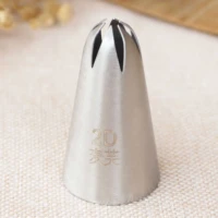 d42 2d big size icing nozzle cup cake decorating piping tip baking pastry decorating tool kitchen bakeware