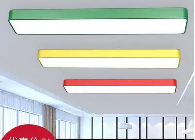 Светодиодный Современный Простой прямоугольный потолочный светильник балкон