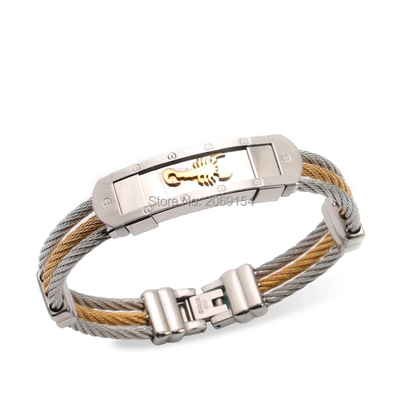 Модные ювелирные изделия мужские браслеты цепочки и звенья стальные Шармы