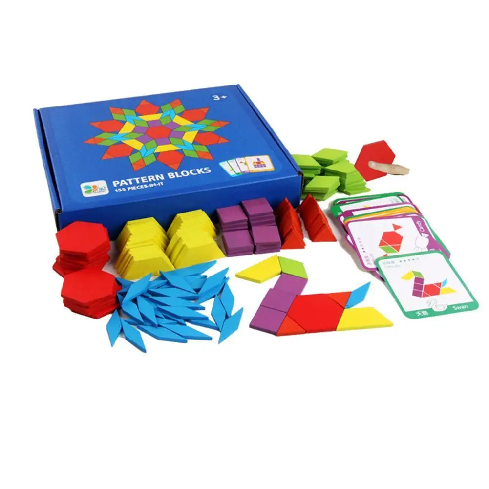 

Деревянные геометрические формы шаблон головоломка коробка игрушки вызов цвет игрушка животное номер обучения мультфильм творческий IQ Де...