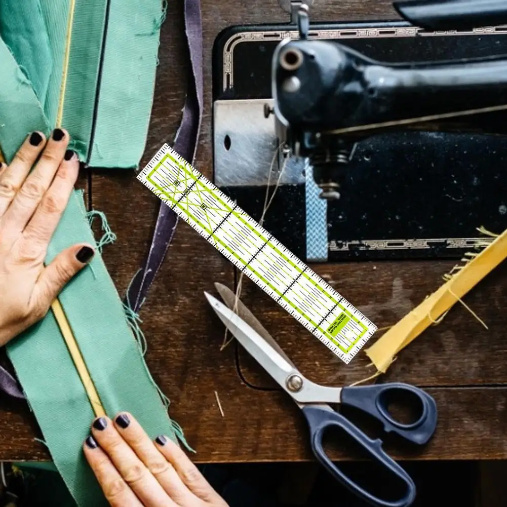 Стеганая линейка акриловая сшитая с запатентованными двойными цветными