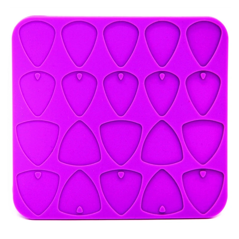 

Universal Guitar Picks Resin Mold Silicone Guitar Plectrums Resin Casting Mold DIY Guitar Thumb Finger Picks Mold Tools R9JE