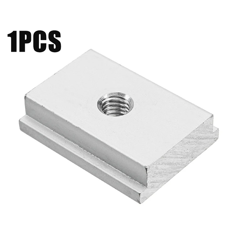 

Aluminum Silver M6 Hole T Slot Nut Sliding Fastener Replacement Tool 23*30 MM